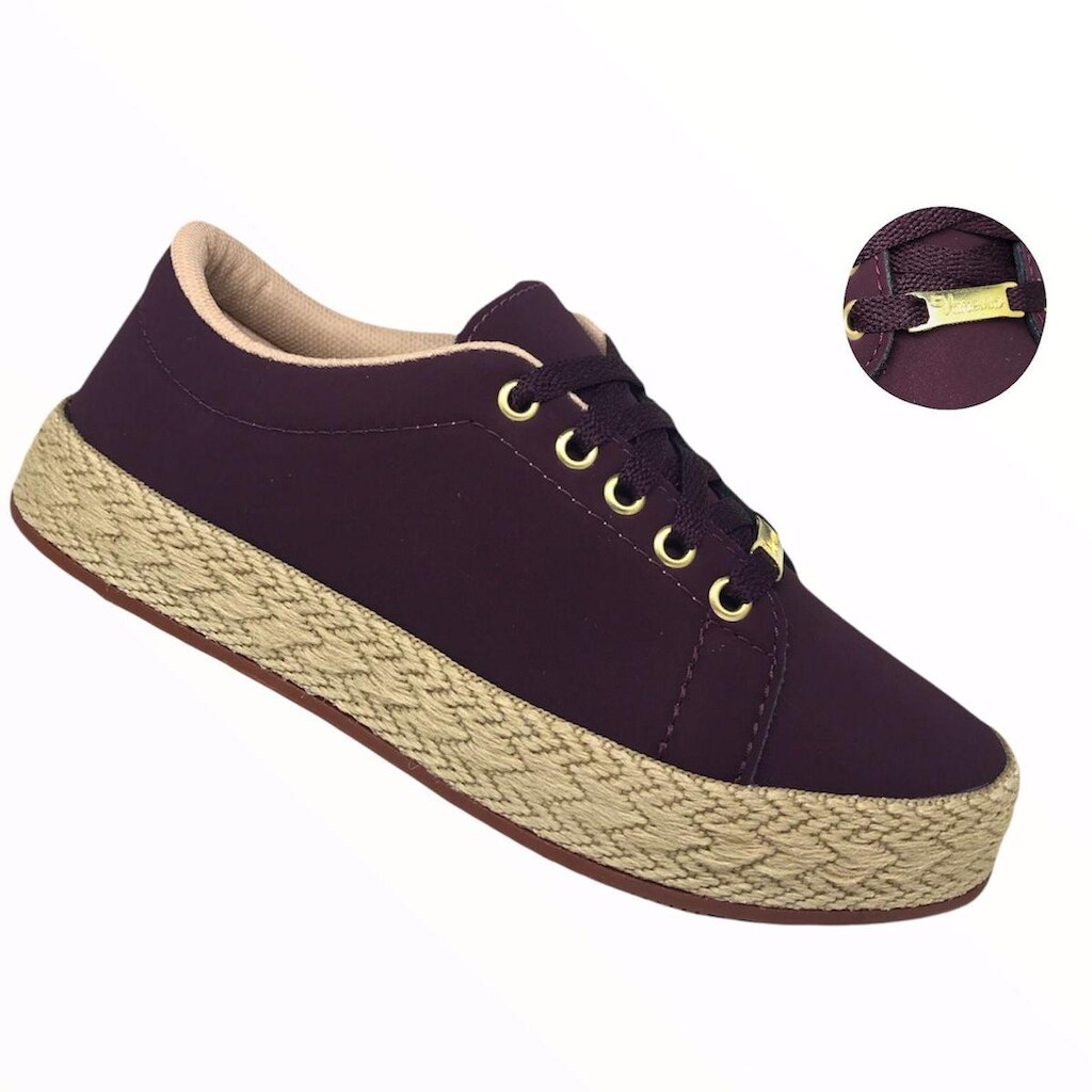 Tênis Feminino Casual Flat Form Sapatenis Premium Original