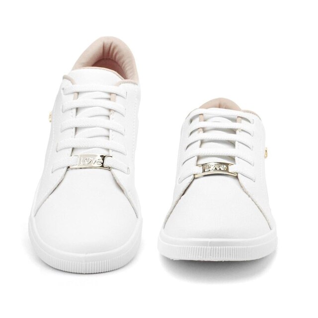 Tenis Feminino Casual Izalu Branco