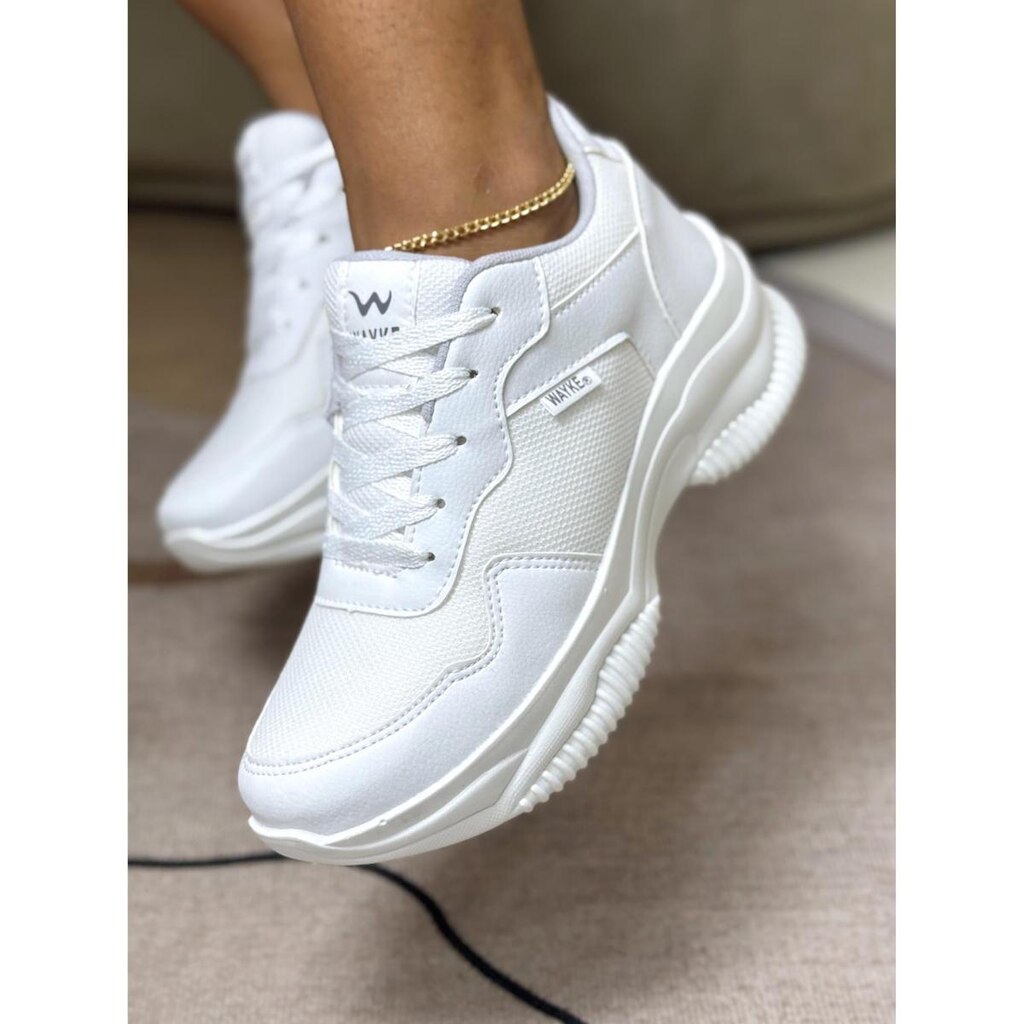 Tenis Feminino Casual Lançamento Super Leve Plataform