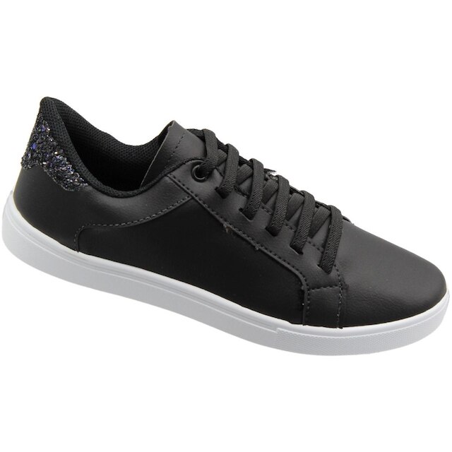 Tênis Feminino Casual Mendii Glitter Elástico Casual