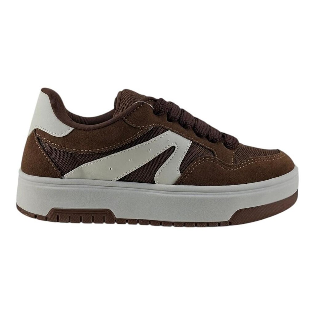 Tênis Feminino Casual Nadia Talita Café