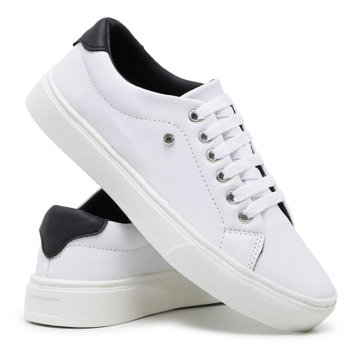 Tênis Feminino Casual Original Super Leve Estilo Social - Branco | Zattini