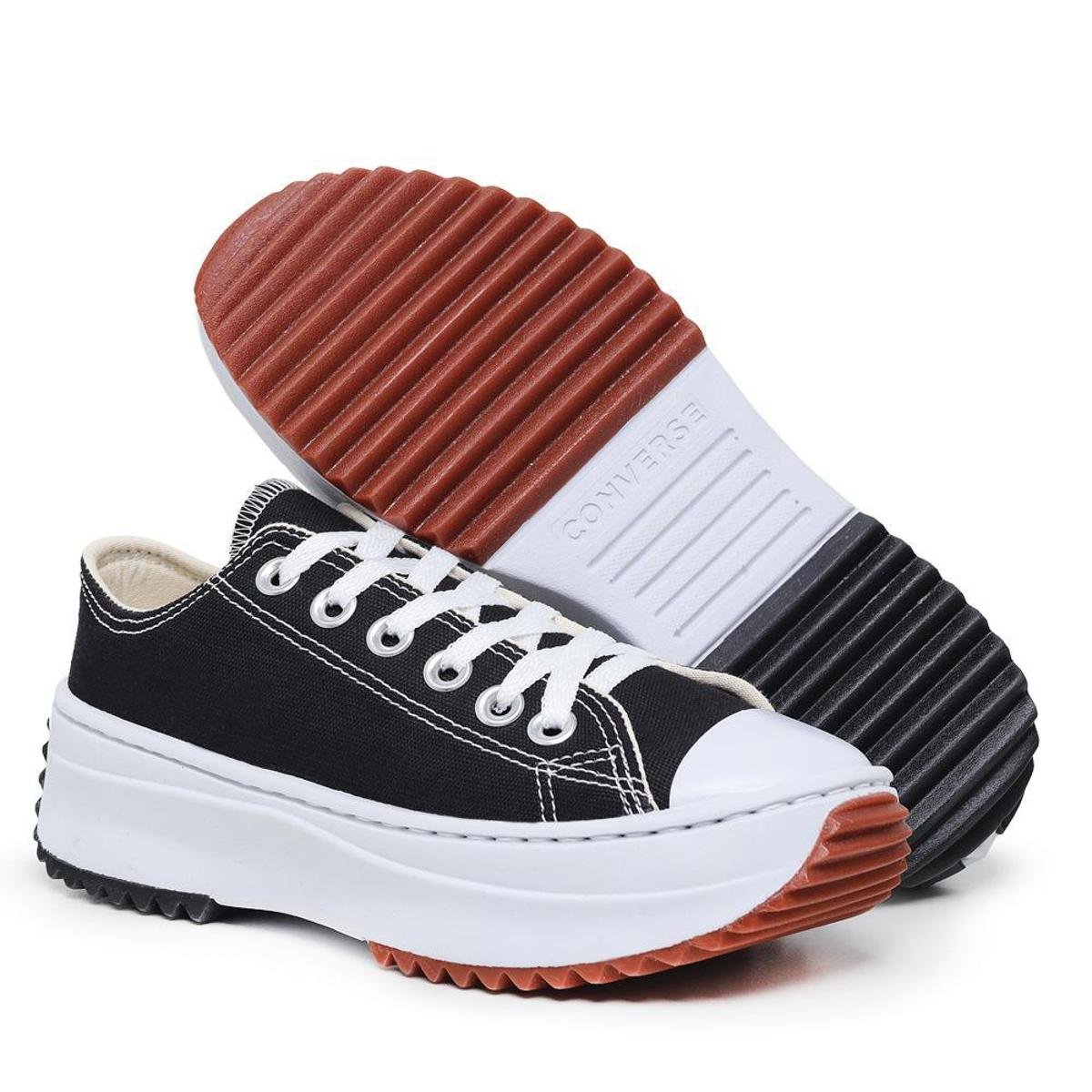 Tênis Feminino Casual Plataforma Use Star Taylor Run Hike Ox - Preto Menor preço em Tênis Feminino Casual Plataforma Use Star Taylor Run Hike Ox - Preto