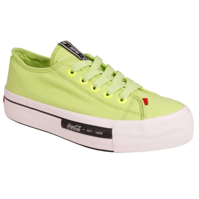 Tênis Feminino Coca Cola Daytona Plataforma Limão 39