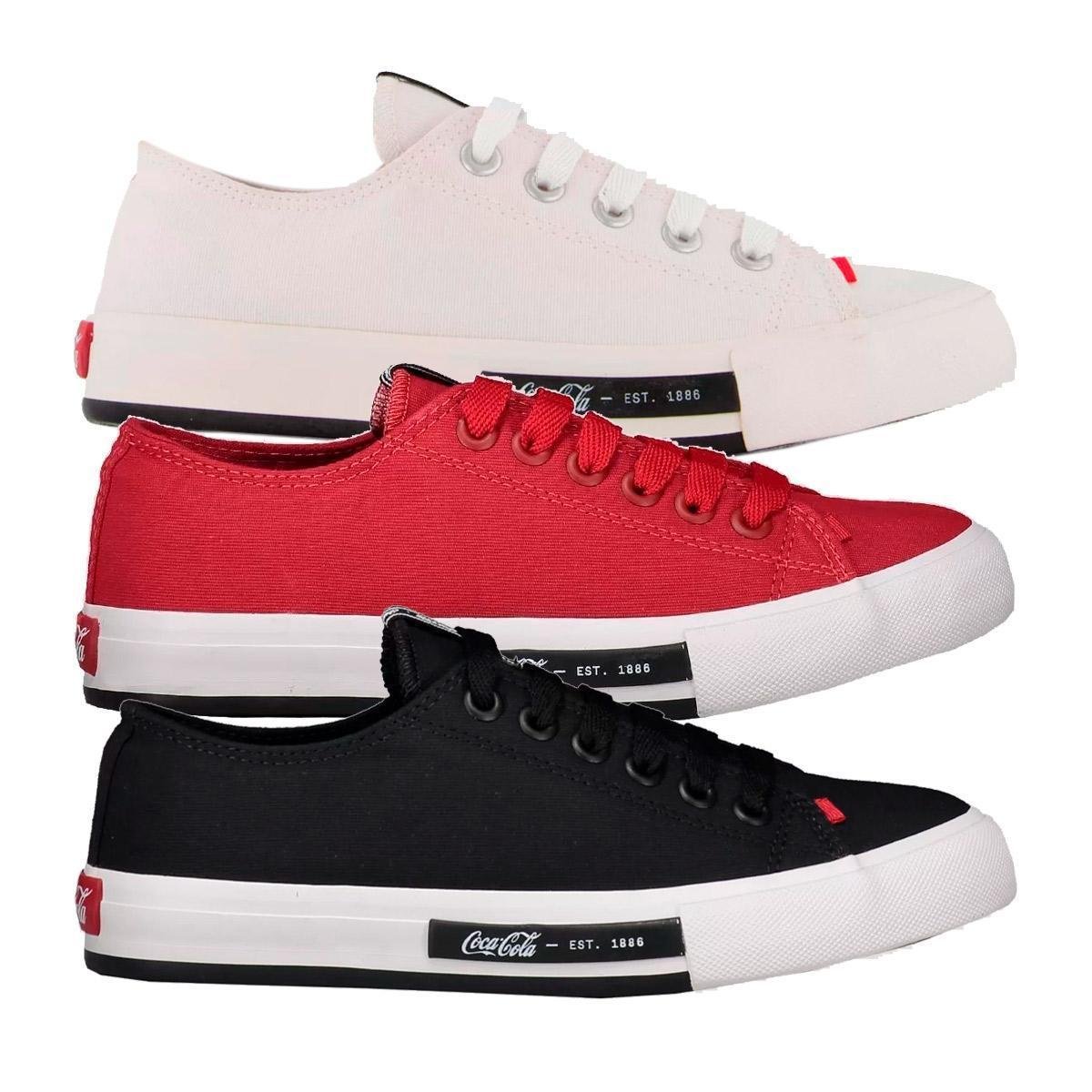 Tênis Feminino Coca Cola Daytona - Vermelho | Zattini