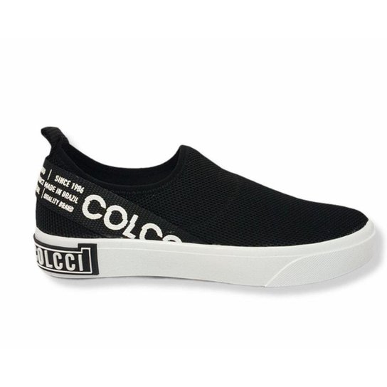 Tênis Feminino Colcci Nicole Preto e Branco - Preto+Branco