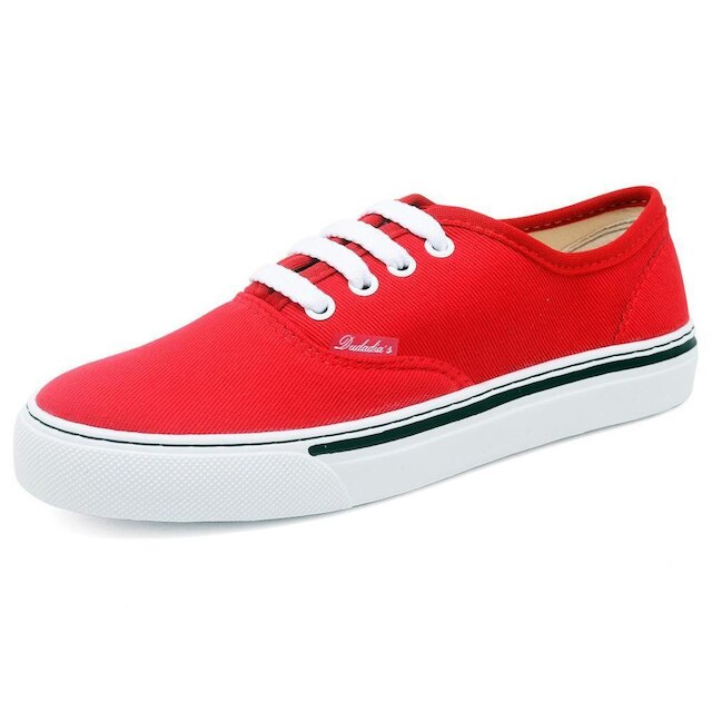 Tenis Feminino Confort Cano Baixo Skateboard Casual