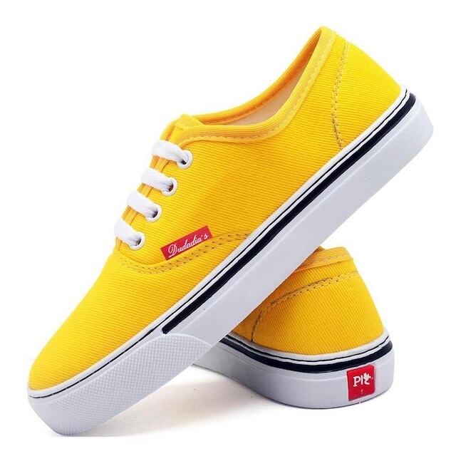 Tenis Feminino Confort Cano Baixo Skateboard Casual