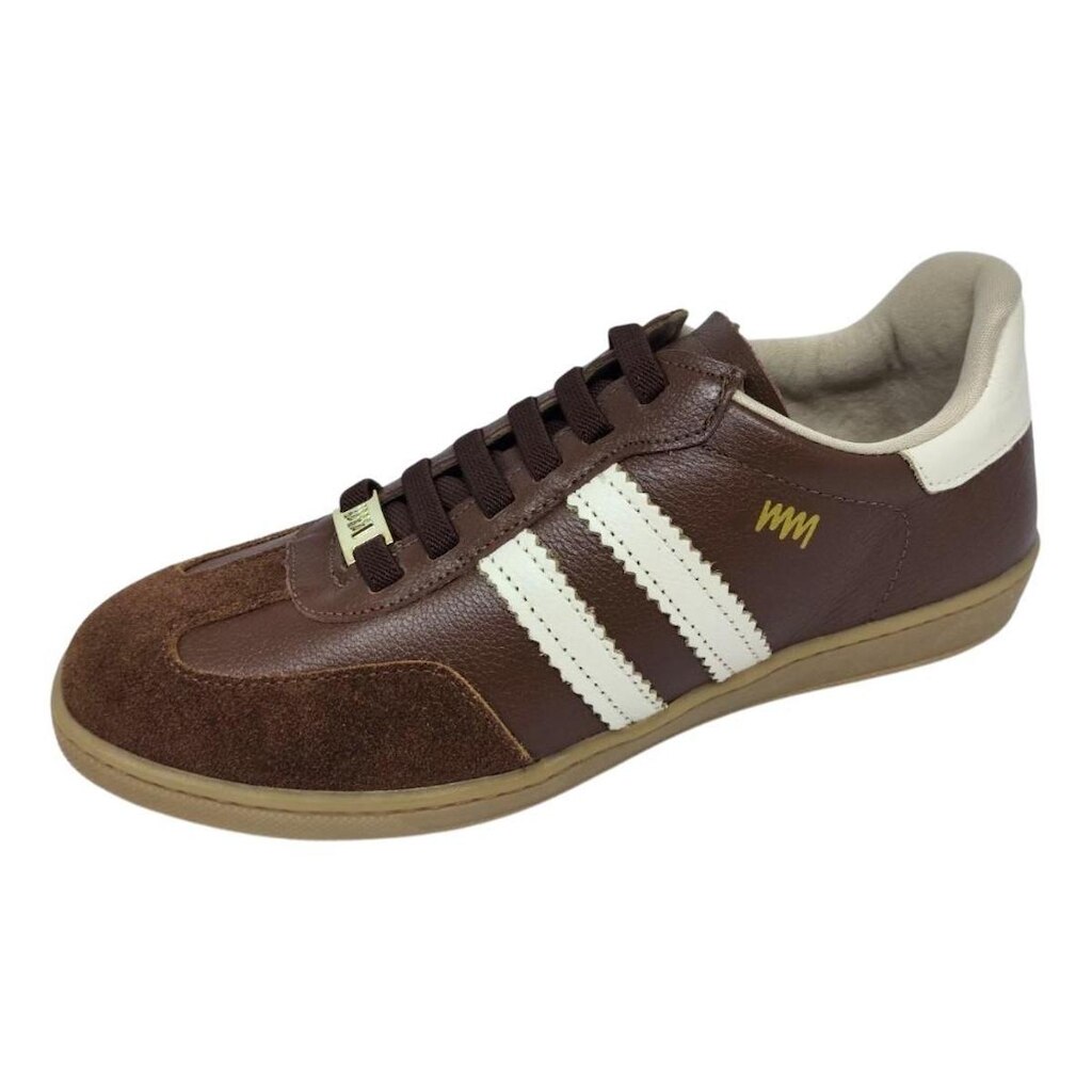 Tenis Feminino Couro Tendencia Moda Leve Casual Marina Mello
