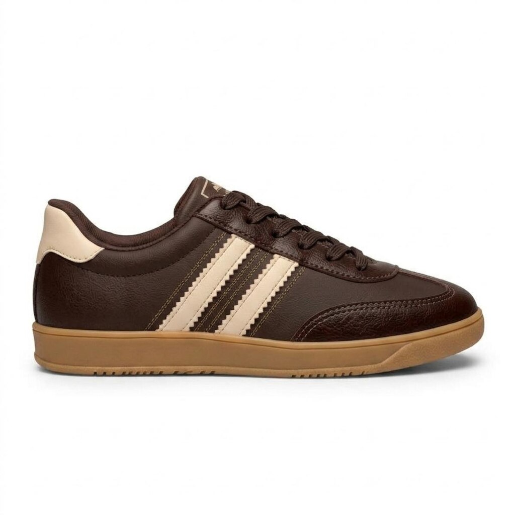 Tênis Feminino Dakota Marrom Café Bordado Casual Confortável