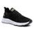 Tênis Feminino Esportivo Caminhada Academia Ginástica X - Preto