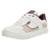 Tenis Feminino Estilo Moderno Conforto Casual Via Marte - Branco+Vinho