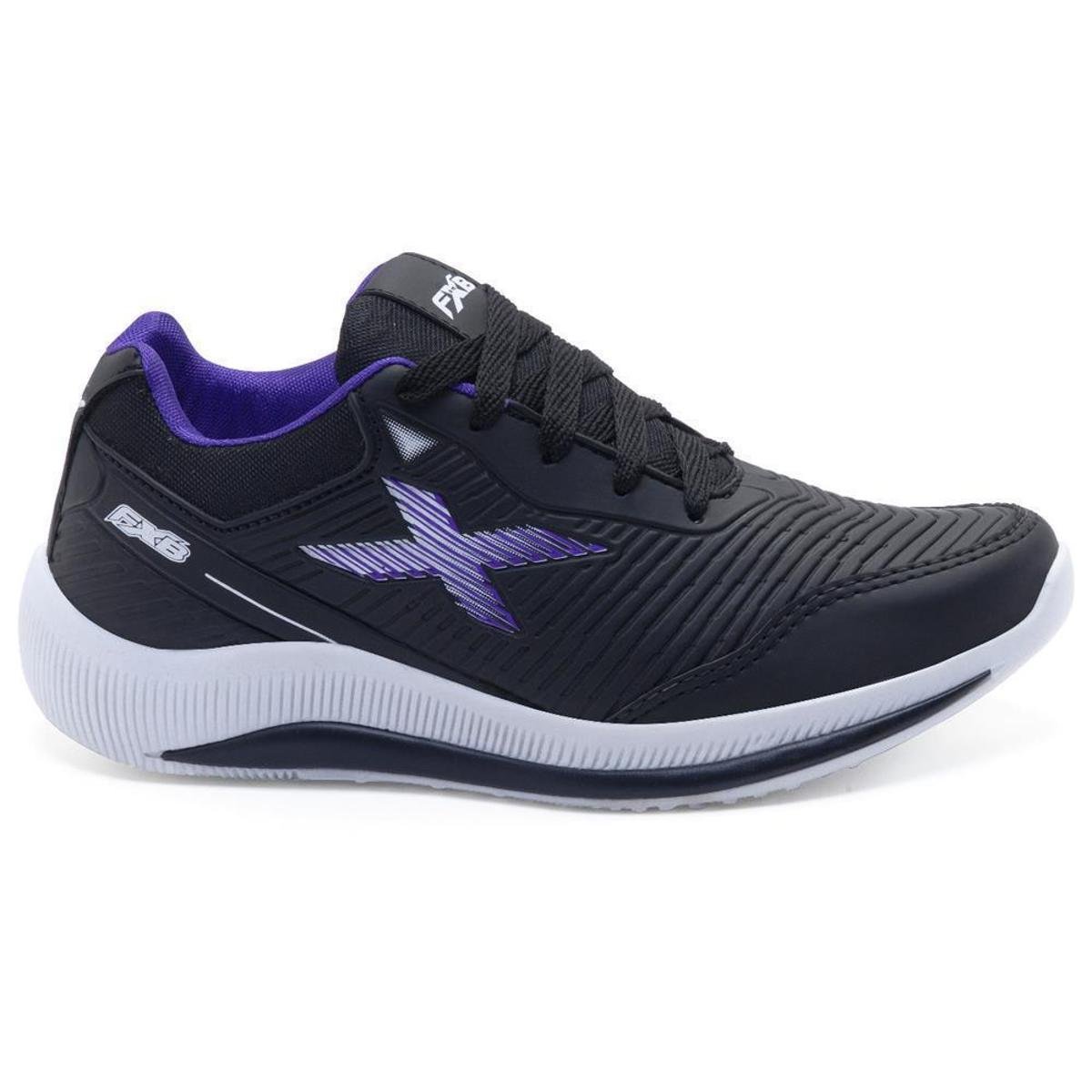 Tênis Feminino FXB Esportivo Academia Conforto Macio Leve - Preto+Roxo é ruim? Tênis Feminino FXB Esportivo Academia Conforto Macio Leve - Preto+Roxo é boa?