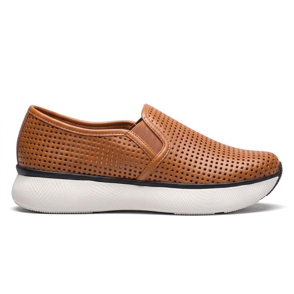 Tênis Feminino Giulia Domna Slip On Couro Furado 247.007/262