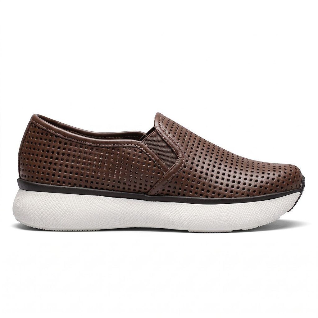 Tênis Feminino Giulia Domna Slip On Couro Furado 247.007/262