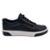 Tênis Feminino Grazi Couro Ziper Lateral Marina Mello 37023 - Preto+Branco