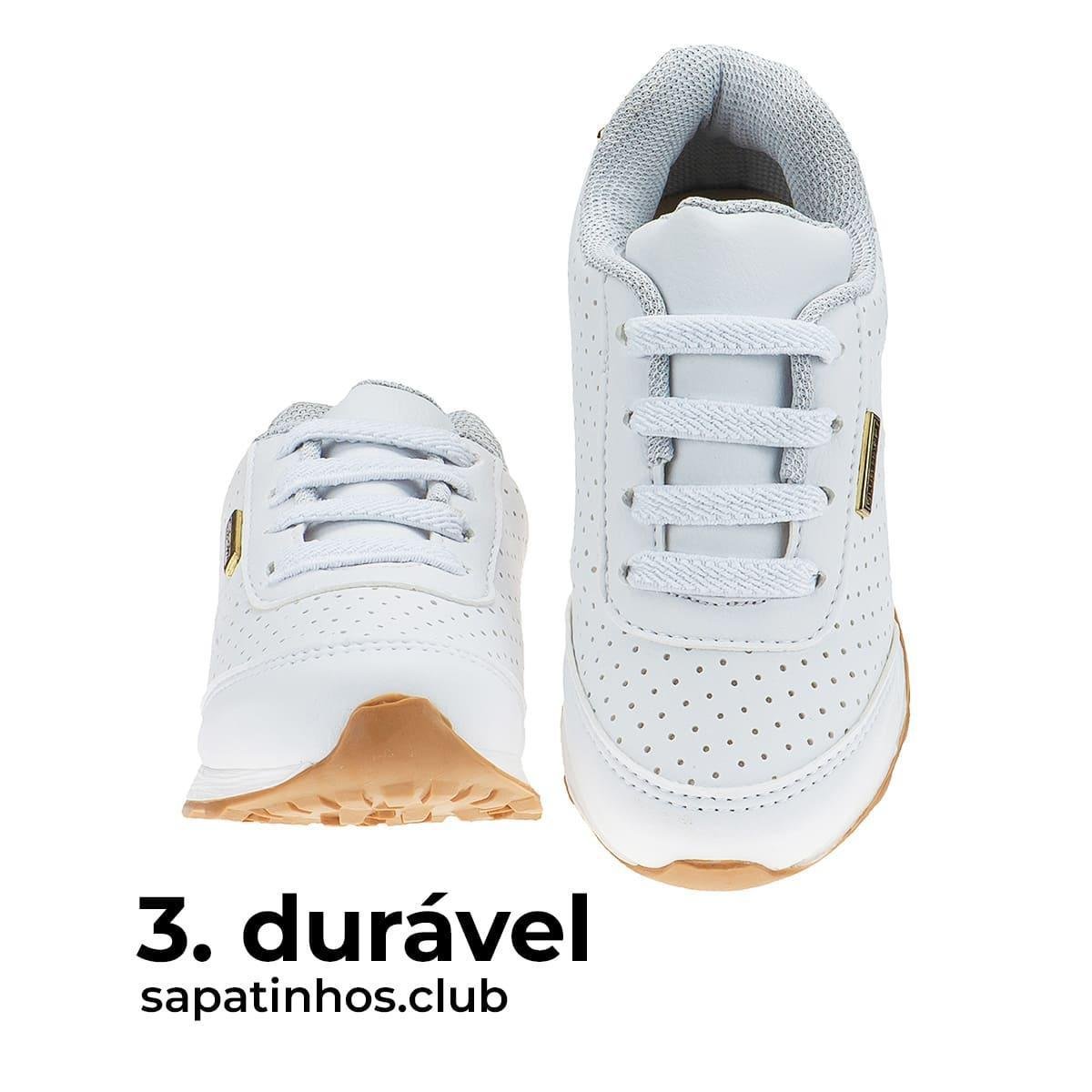 Tenis Feminino Infantil Escolar KIT PARES Tam 24 ao 34 Zattini