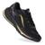 Tênis Feminino Lig Shoes Casual Caminhada Dia a Dia Leve Confortável Antiderrapante Escola - Dourado+Preto