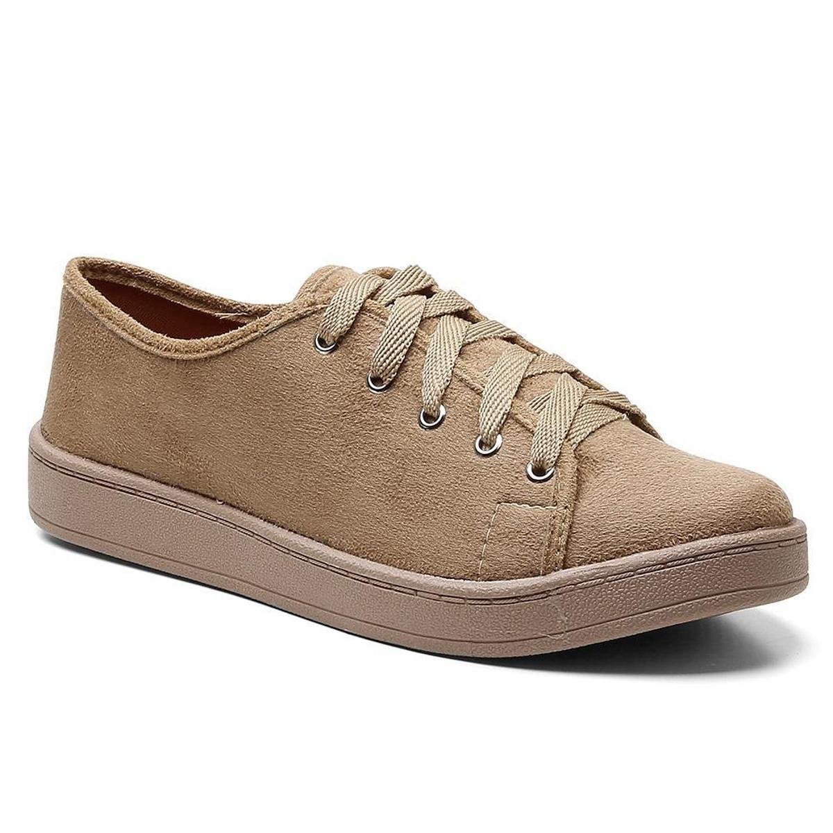 tenis casual feminino marrom