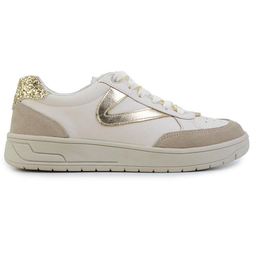 Tênis Feminino Marina Mello Couro Bege - 4704