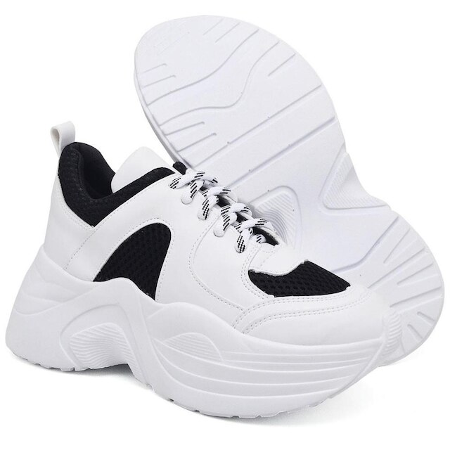 Tênis Feminino New Caixa Alta Chunky Casual