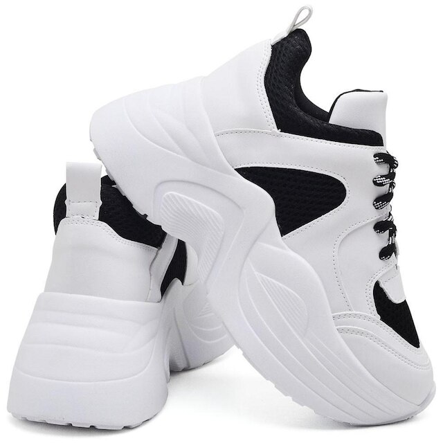 Tênis Feminino New Caixa Alta Chunky Casual