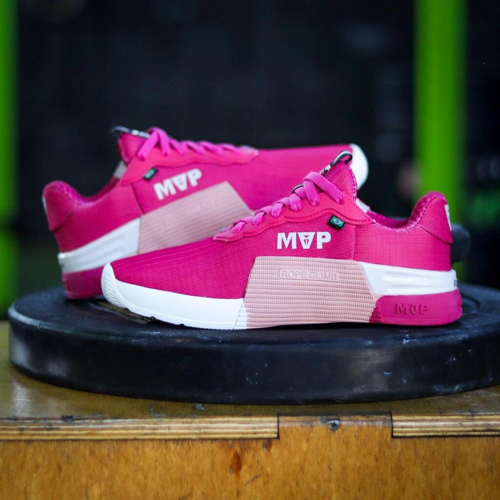 Tenis Feminino Para Cross Training Mvp 5x5 - Pink White