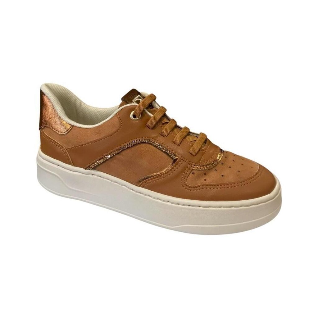 Tênis Feminino Piccadilly Napa Stretch Soft Marrom 910012-1