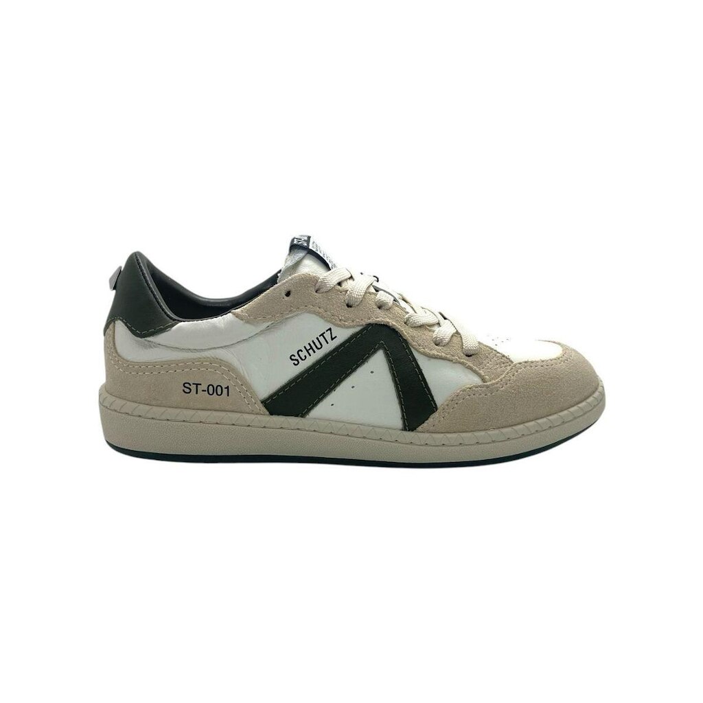 Tenis Feminino Schutz ST 001 Casual Couro Verde