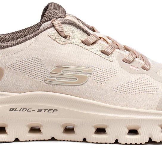 Tênis Feminino Skechers Glide-Step Pro Slip-Ins Nude/Rosa
