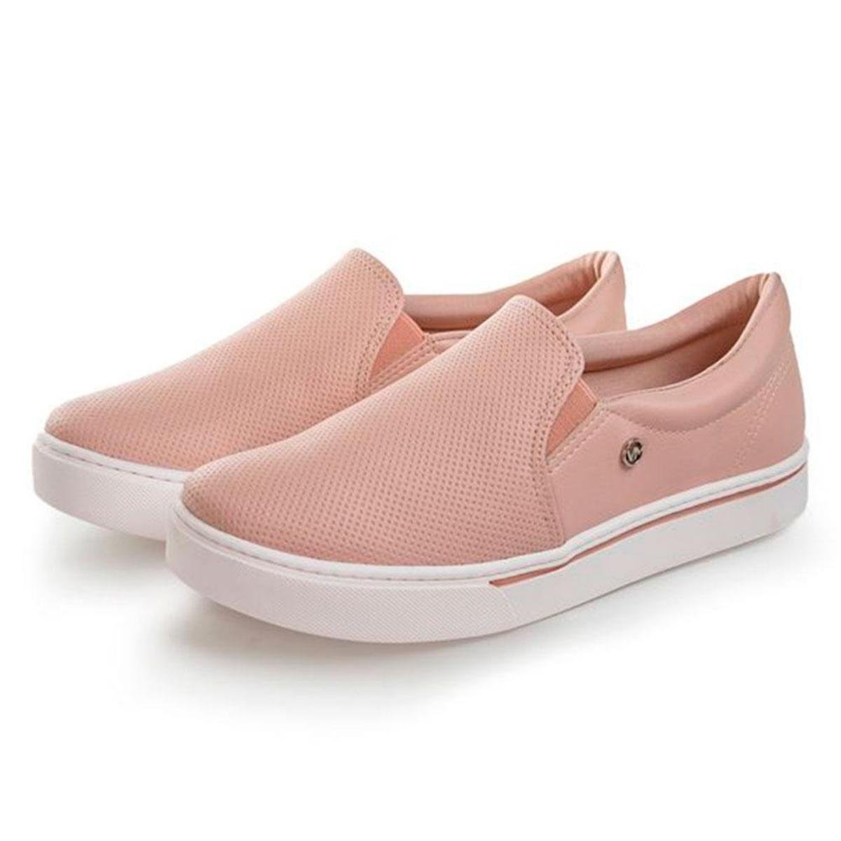 Tênis Feminino Slip On 21-11303 Via Marte Casual Confortável - Rosa |  Zattini