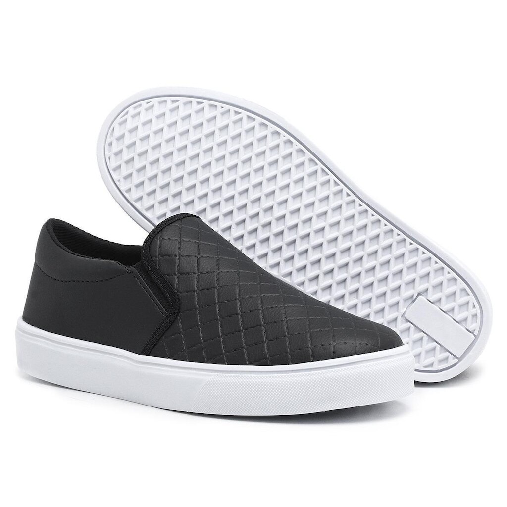 Tênis Feminino Slip On Calce Fácil Casual