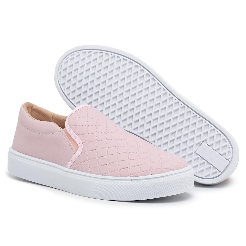 Tênis Feminino Slip On Calce Fácil Casual