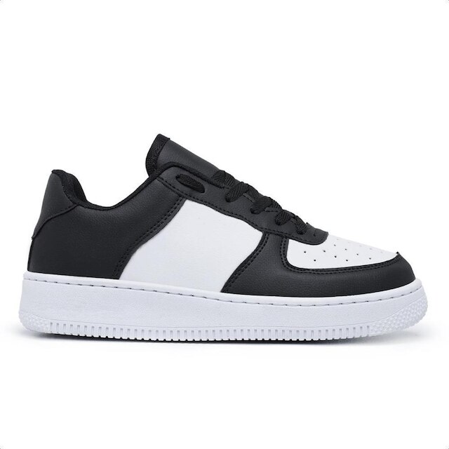 Tênis Feminino Sneakers Flatform Cadarço Dia a Dia Casual