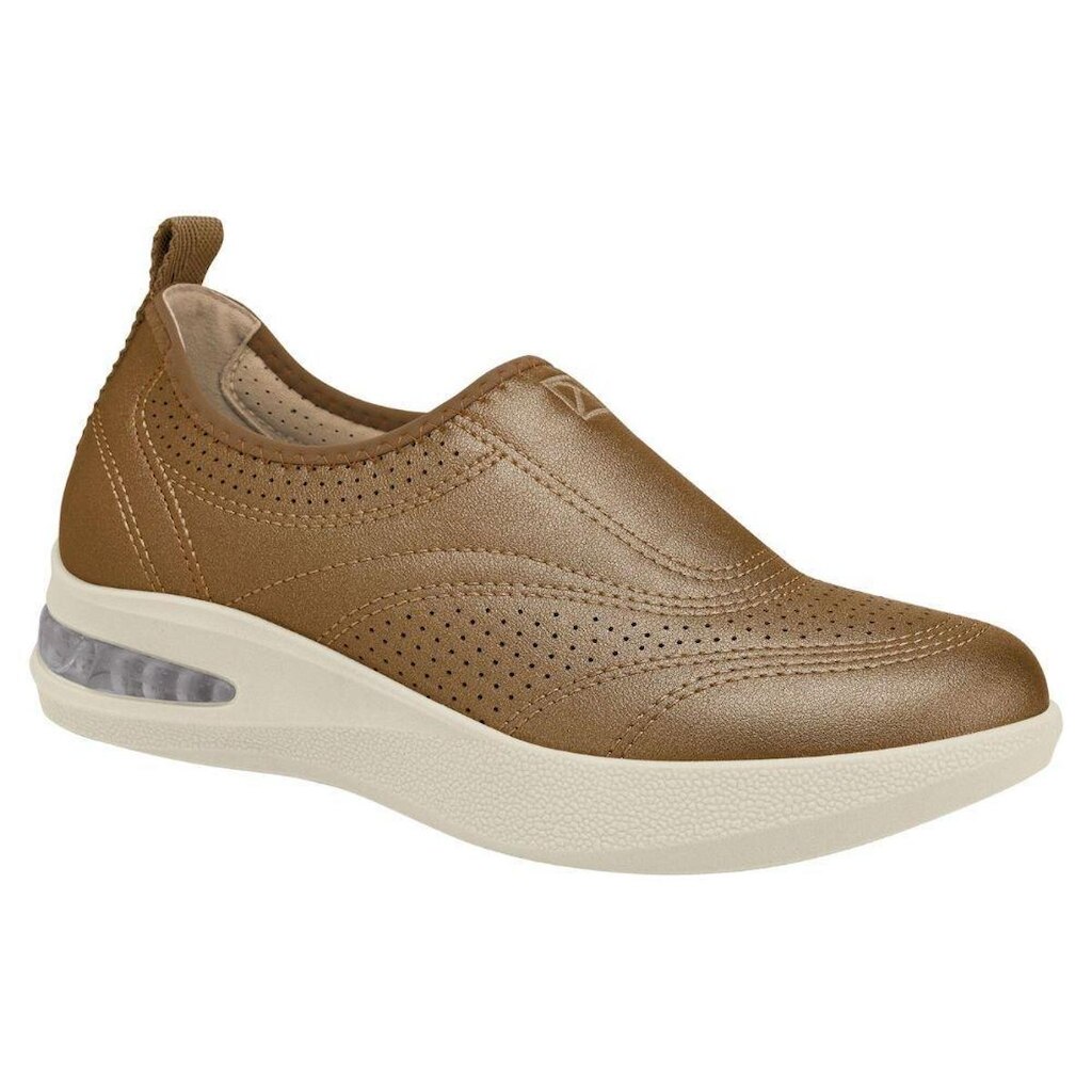 Tênis Feminino SoftStep Anabela Ouro Velho Piccadilly 940001-01