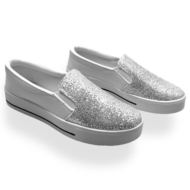 Tenis Feminino Star Casual Calc Facil Iate Brilho