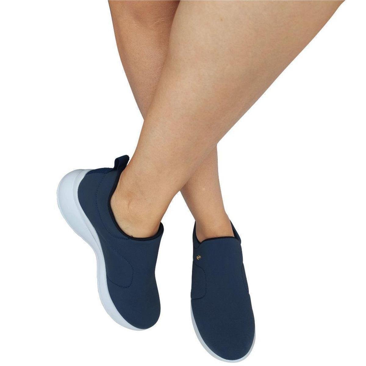 Tênis Feminino Usaflex Care Diabetes - Azul Menor preço em Tênis Feminino Usaflex Care Diabetes - Azul