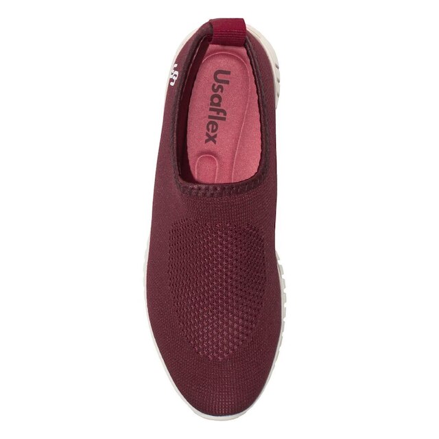 Tênis Feminino Usaflex Slip-On Conforto Tricot AE2208