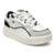 Tênis Feminino Via Marte Casual Urbano Sneaker Plataforma Plano Confortável Original - Branco+Preto