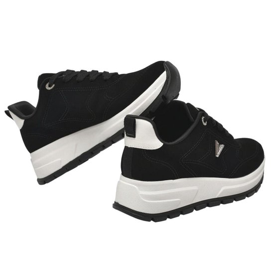 Tênis Feminino Via Marte Jogging Anabela Tênis Chunky Preto