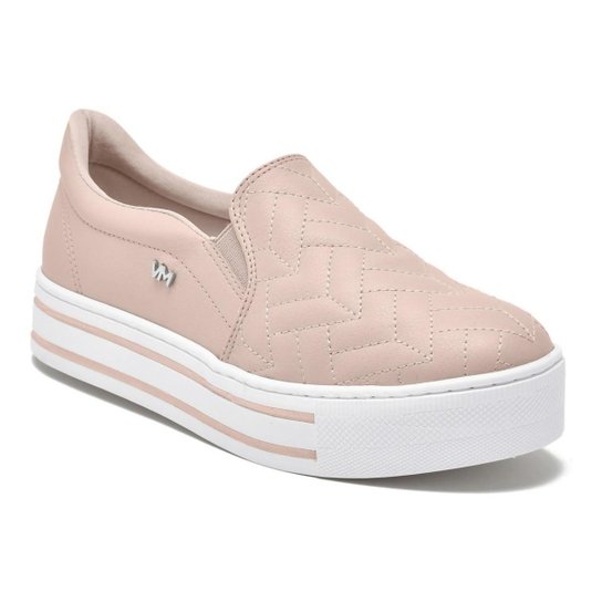 Sola Alta Tenis Flatform Slip On Slip On Tenis Rosa Sola Alta