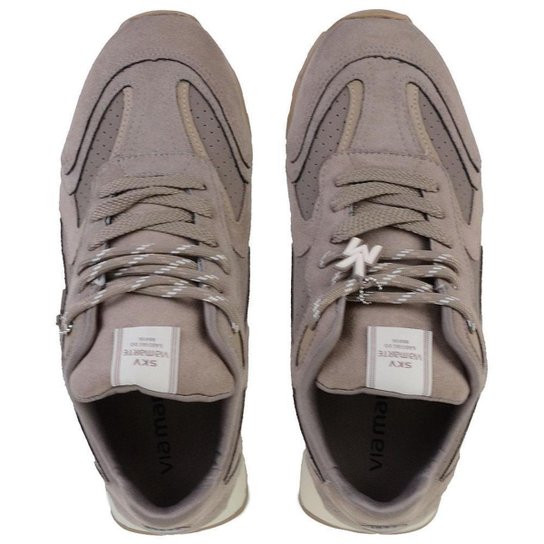 Tênis Feminino Via Marte Taupe Cinza - 365-003-04