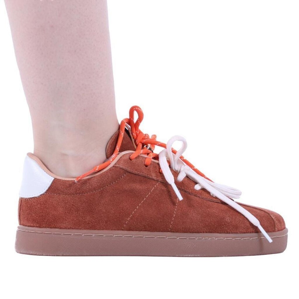 Tênis Feminino Zariff com Dois Cadarços e Sola Alta 1684011 Marrom