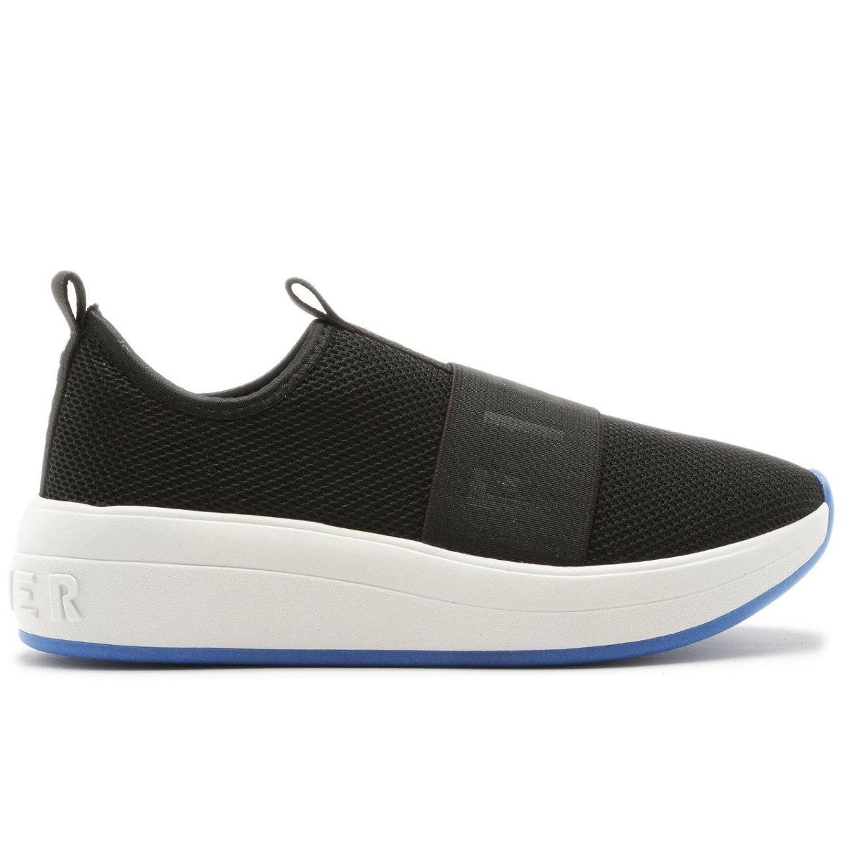 Tênis Fiever Angel Slip On Elastic Feminino - Preto Menor preço em Tênis Fiever Angel Slip On Elastic Feminino - Preto