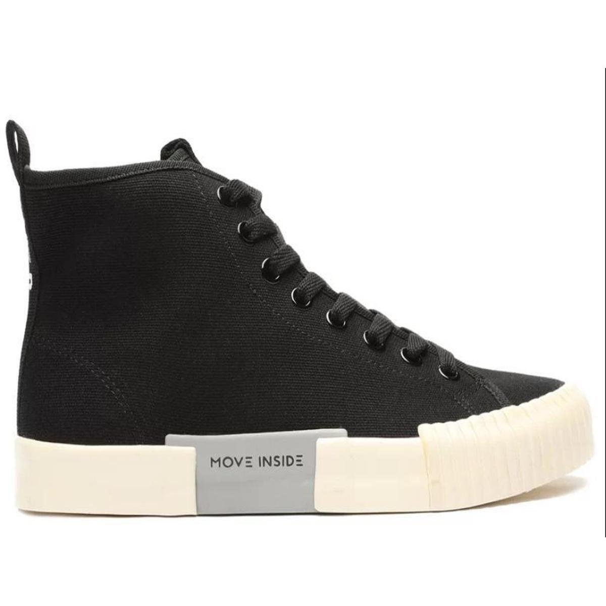 Tenis Fiever Blink Bota Feminino - Preto+Cinza | Zattini