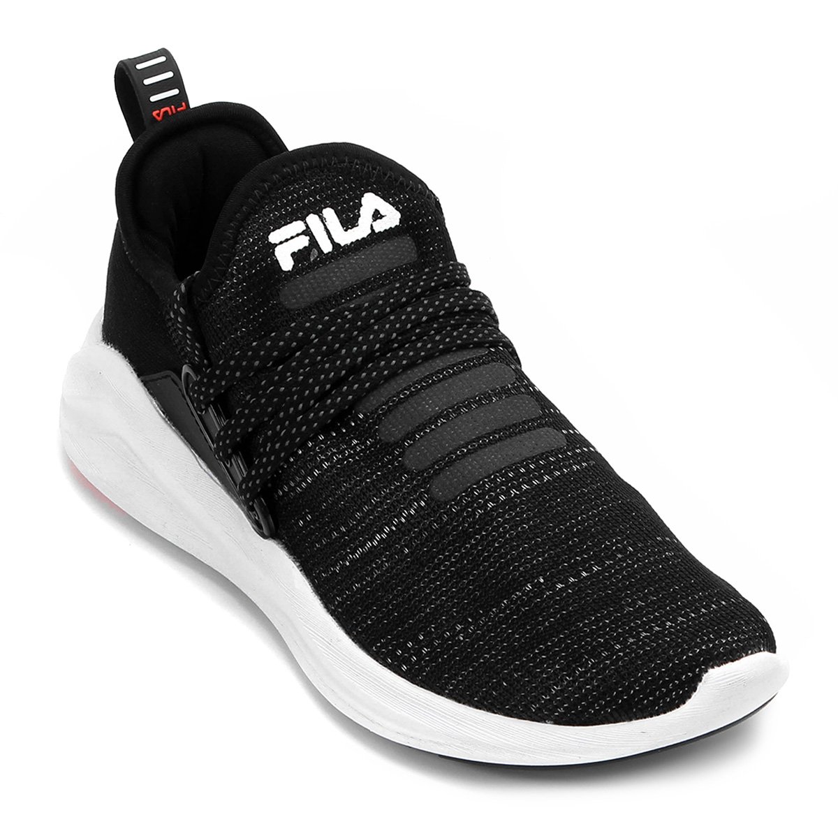 Tênis Fila Big-F Feminino - Preto+Branco Menor preço em Tênis Fila Big-F Feminino - Preto+Branco