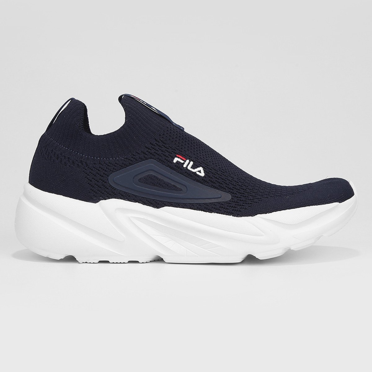 Tênis Fila Calzini Masculino - Marinho+Vermelho Menor preço em Tênis Fila Calzini Masculino - Marinho+Vermelho