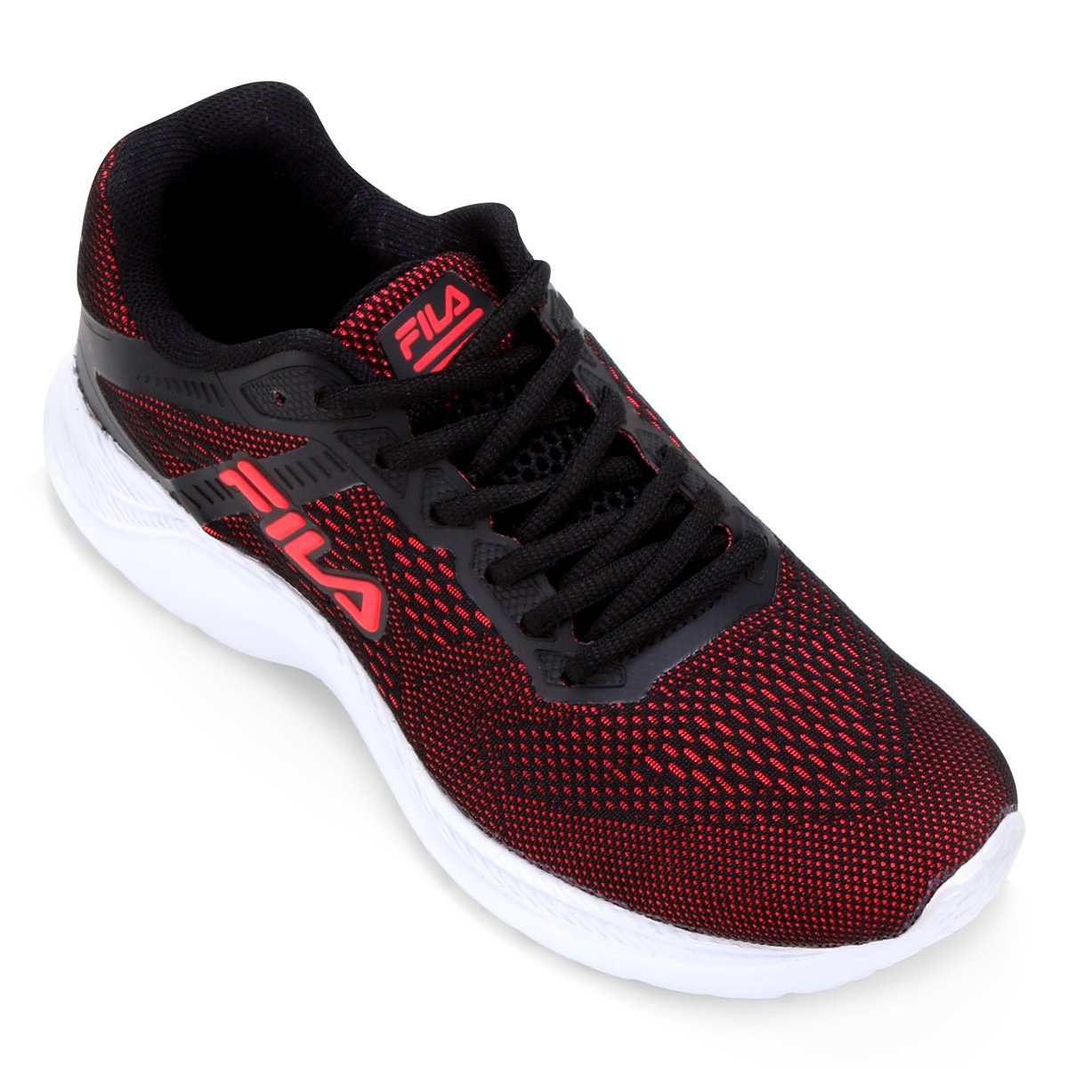 Tênis Fila Champion Feminino - Preto+Laranja Menor preço em Tênis Fila Champion Feminino - Preto+Laranja