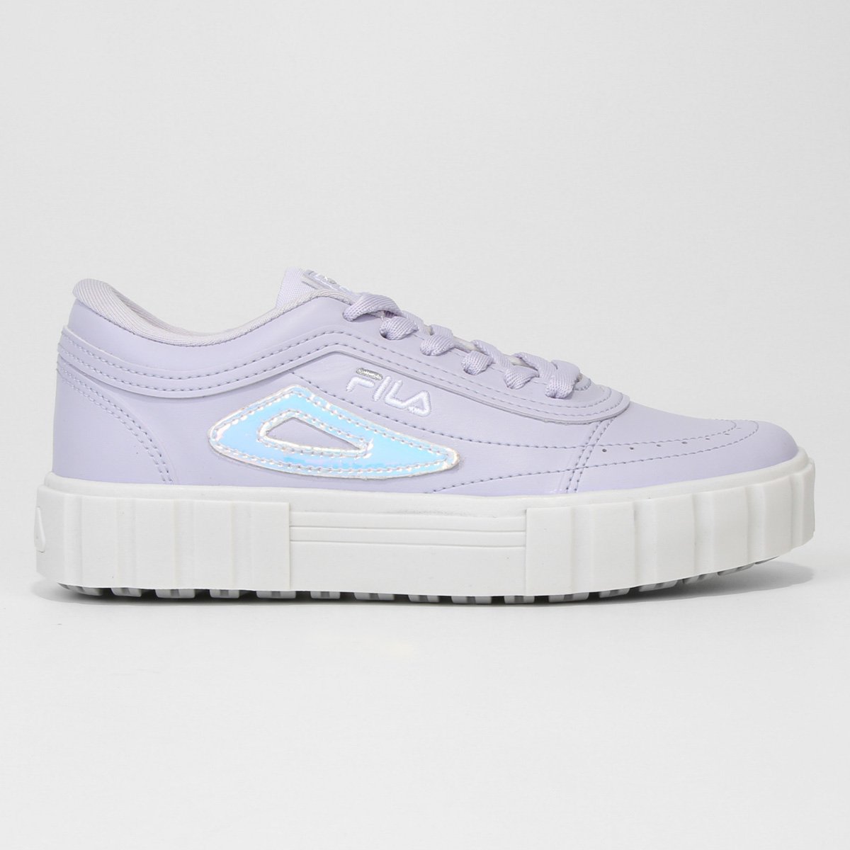 Tênis Fila Classic Court Feminino - Cinza+Prata Menor preço em Tênis Fila Classic Court Feminino - Cinza+Prata