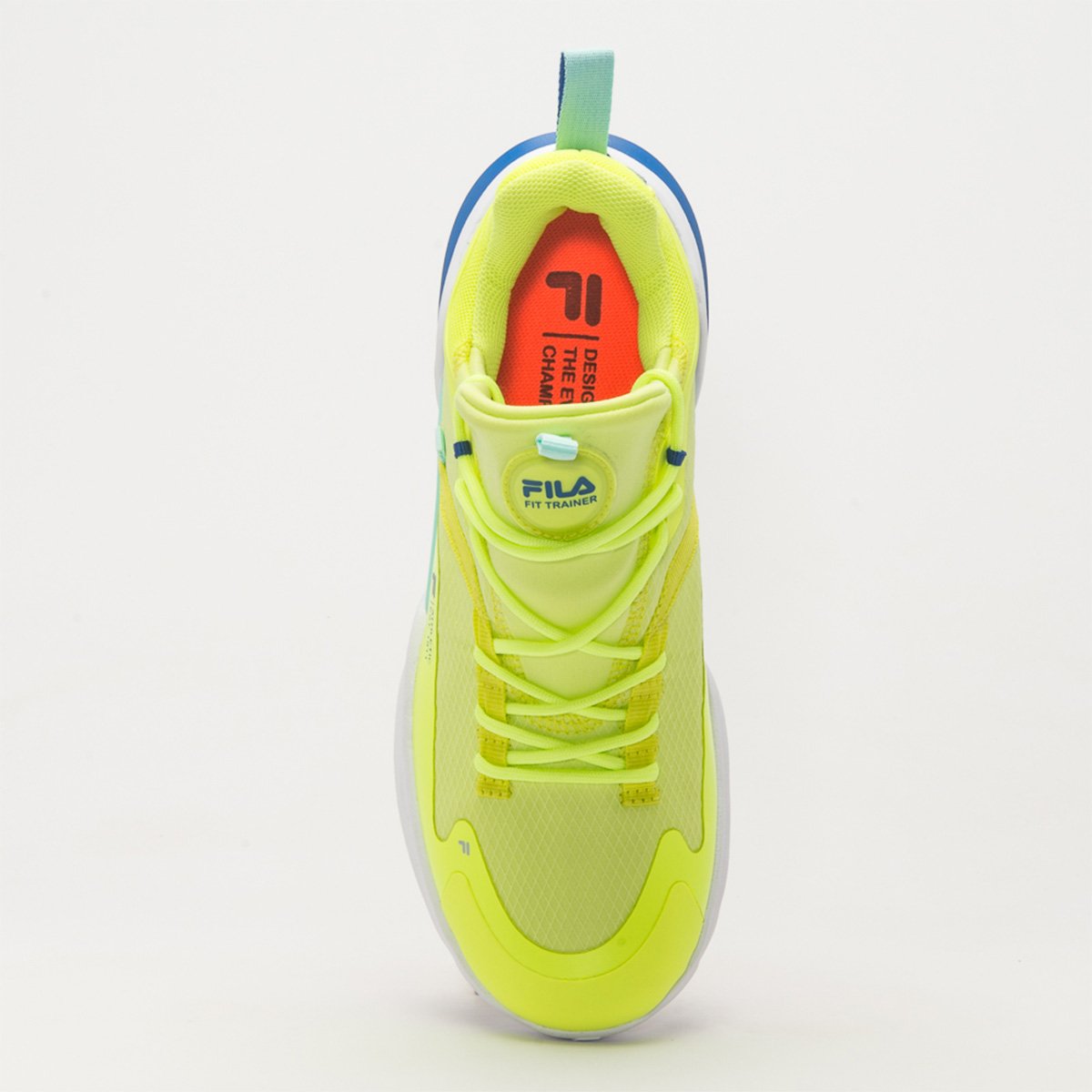 tenis fila feminino amarelo